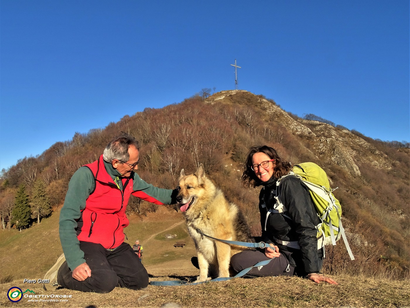 In Canto Alto (1146 m) in compagnia di Erica e la sua Dori